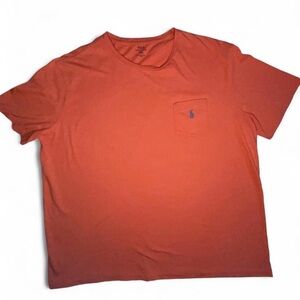 Polo by Ralph Lauren Orange Short Sleeve Pocket Tee